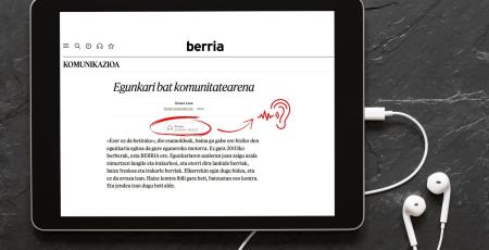 Berria entzuteko aukera Berria entzuteko aukera