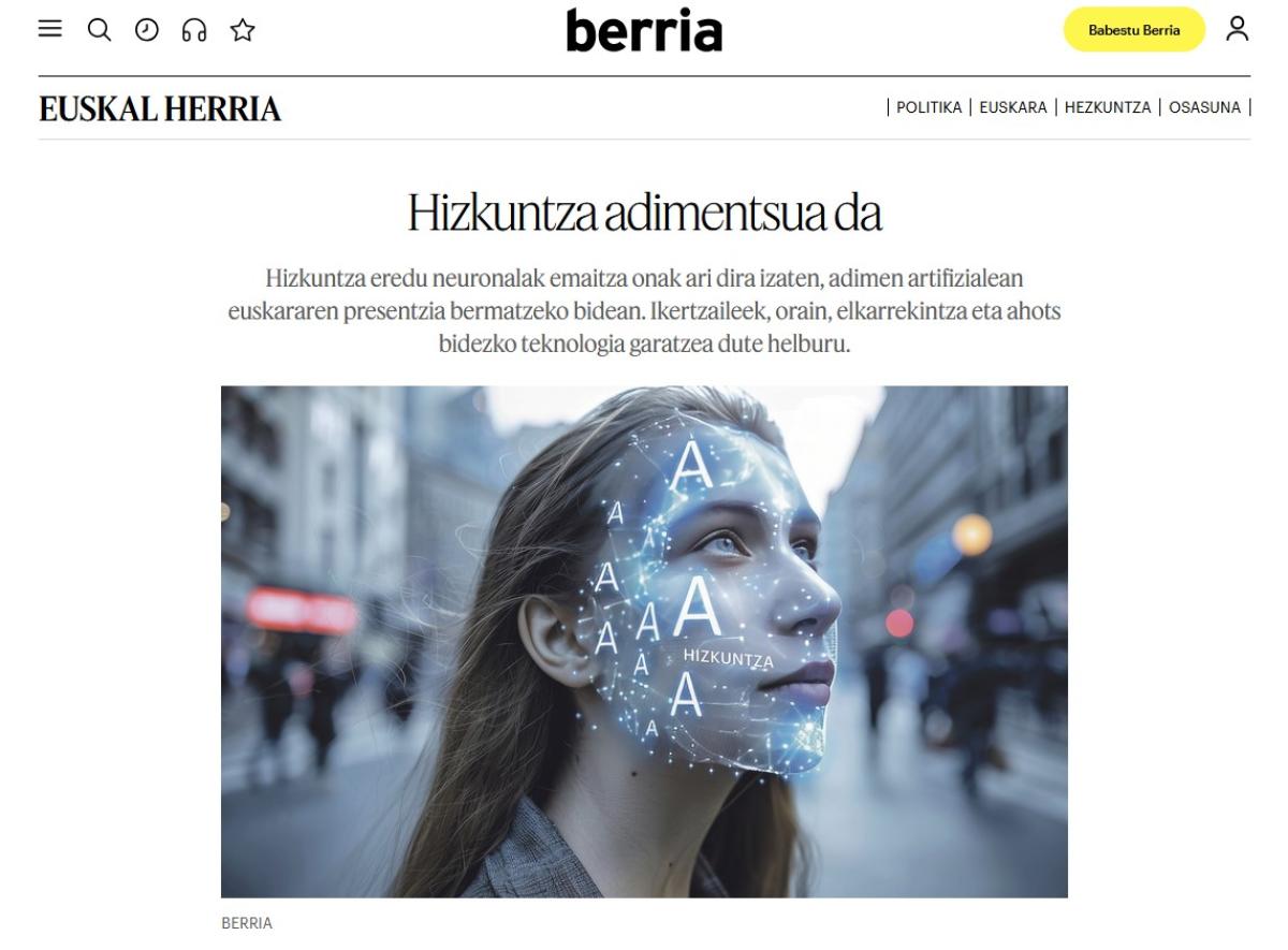 Berriako artikulua